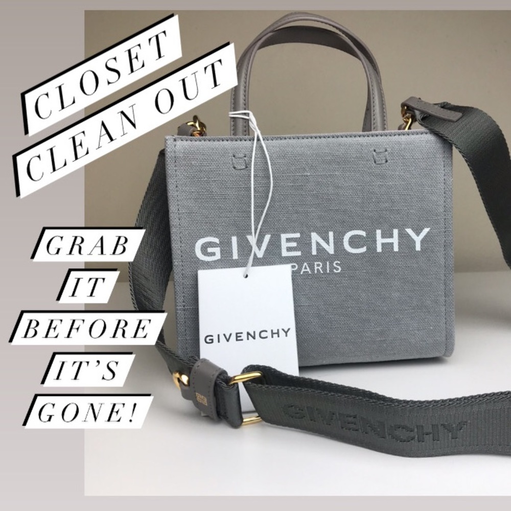 Givenchy Mini G Tote Shopping Bag Crossbody Canvas